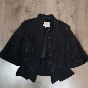 EMBRACE Victorian Elegance with Vintage Rachel Roy Black Jacket | TheStyleMinr